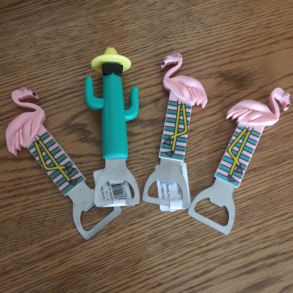 Sun Squad Other - New Sun Squad Flamingo and Cactus Bottle Openers